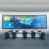 Pantalla LED para Interiores de Aeropuertos P0.4-P1.2, Gráficos Animados para Información de Vuelos, Señalización Digital, Pantalla Publicitaria OEM