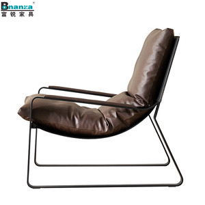 巧克力棕色皮革自由当代家庭酒店办公家具 - Product Image 2