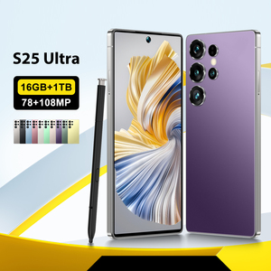 Teléfono s25 ultra 5G barato con doble tarjeta SIM y diez núcleos, teléfono para juegos con pantalla de alta frecuencia de actualización de 7.3 pulgadas y 144Hz, carga súper rápida - Product Image 2