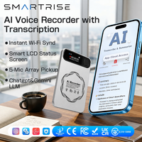 AI Not Alıcı Ses Kaydedici 152 Dil Çağrı Kaydı Sesden Metneye MP3 32kbps WiFi Senkronizasyon Renkli Ekran Telefonlar İçin Toptan Satış