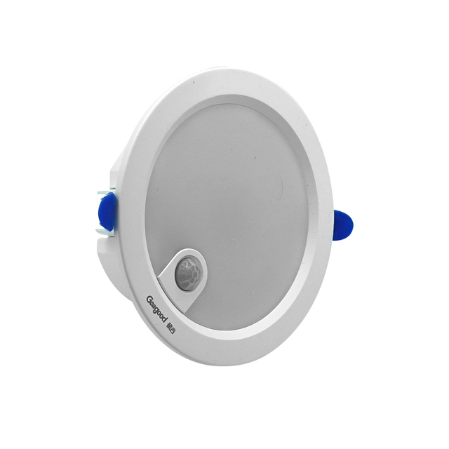 Geagood Ac110v 220v 5w 9w 12w Indoor Ceiling Recessed Mount Led Downlight Microwave Radar Motion Sensor Led Spotlight Downlight