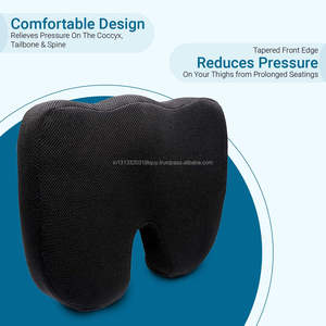 Cojín de Asiento de Espuma Viscoelástica, Almohada Ortopédica para Aliviar el Dolor de Coxis y Espalda - Product Image 4