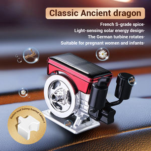 Diffuseur de parfum solaire classique et nostalgique pour tableau de bord de voiture, décoration en forme de tracteur, désodorisant automobile, autonomie 16-30 jours - Product Image 6