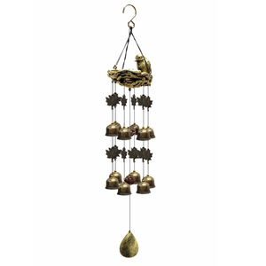 กระดิ่งลมรังนกเรซิ่น ของตกแต่งบ้าน ระฆังแขวนสวนกลางแจ้ง - Product Image 1