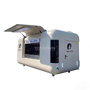 Chariot alimentaire personnalisé pour café, crème glacée et restauration rapide - Chariot alimentaire mobile de haute qualité sur mesure - Camion de restauration rapide - Product Image 1