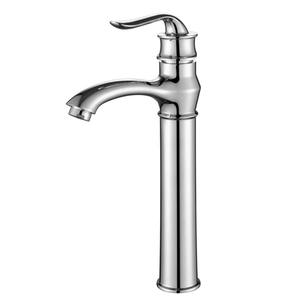 Robinet de lavabo de luxe en cuivre doré brossé, monotrou, monocommande, à poser sur le comptoir, avec cartouche céramique - Product Image 5