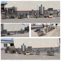 Machine à fabriquer du beurre de cacahuètes en acier inoxydable semi-automatique à moteur SUN, ligne de production et d'emballage commerciale