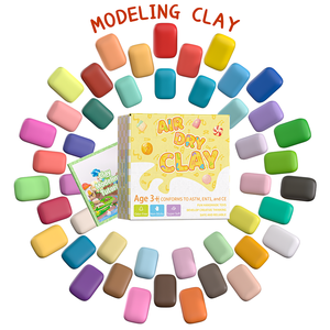 Air Dry <b>Clay</b> 45 Colors, Modeling <b>Clay</b> for Kids, Molding <b>Clay</b> Kit with Sculpting Tools, Non-Sticky Soft and Super Light - Product Image 1