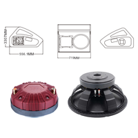 TM-15P Moniteur de scène actif professionnel 15 pouces 1300W, enceinte de sol amplifiée avec DSP intégré