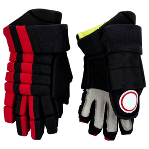 Gants de hockey sur glace multicolores, rouges, noirs et durables, personnalisés à bas prix Gant de hockey sur glace de haute qualité Pro OEM - Product Image 1
