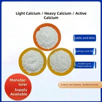 Carbonate de Calcium (GCC) en Poudre Blanche de Qualité Industrielle à Faible Absorption d'Huile pour Masterbatch PVC, Peinture et Encre