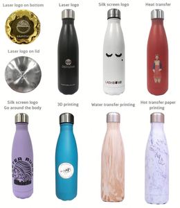 Bouteille d'eau sport en acier inoxydable à double paroi, forme cola, écologique, 350 ml/500 ml/750 ml/1000 ml, garde au chaud/au froid - Product Image 3