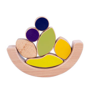 Jouets éducatifs Montessori pour enfants : Blocs d'équilibre et d'empilage colorés en forme de parapluie pour le dropshipping Shopify - Product Image 2