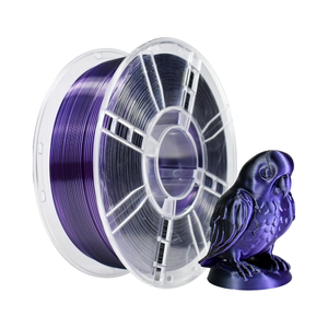 Filamento PLA+ IBOSS PLA Plus Silk Bicolor Morado y Negro, 1 kg, 1.75 mm, Alta Velocidad para Impresoras 3D (Compatible con FDM, Logotipo Personalizado) - Product Image 1