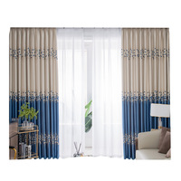 Offre Spéciale Personnalisé Jacquard Occultant 100% Polyester Tissu Pour rideau