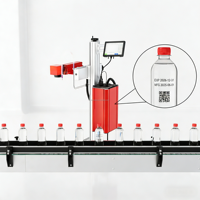 Machine de marquage laser CO2 en ligne à alimentation directe usine, haute précision, facile à utiliser, pour le marquage de cartons et d'aliments (DXF/BMP/DWG)