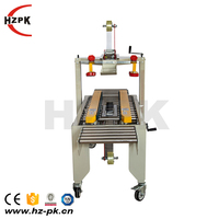 HZPK — grande boîte automatique carrée en carton alimentaire, machine de scellage et d'emballage à bande étroite, haute vitesse,