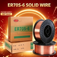 Fil de soudage MIG solide ER70S-6 0.8mm 0.9mm 1.0mm 1.2mm Bobine de 5kg 15kg Acier au carbone AWS A5.18 SG2 G3Si1 Directement de l'usine chinoise