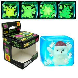 Cubo Sensorial de Juguete con Forma de Cubo de Hielo, de Rebote Lento, para Aliviar el Estrés Navideño y el Juego Sensorial - Product Image 4