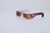 Lunettes d'éclipse solaire certifiées ISO en gros, design personnalisé, lunettes 3D en papier pour observation