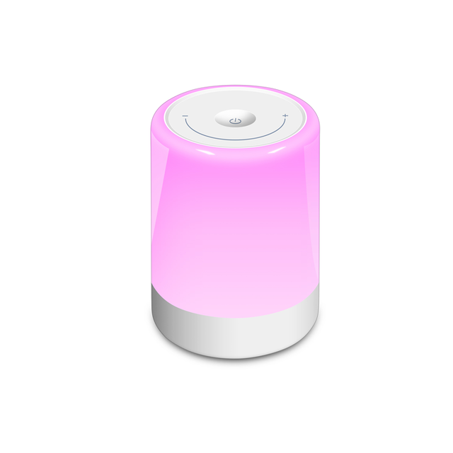 Colour Changing Modern LED Colorful Mood Night Light for Adults and Children Handy Battery Operated Bedside Lamps for Bedrooms