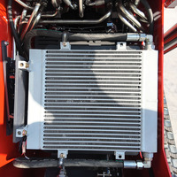 Mini-chargeuse compacte sur chenilles 380 haute performance, équipement forestier et d'aménagement paysager municipal, avec commande hydraulique pilotée