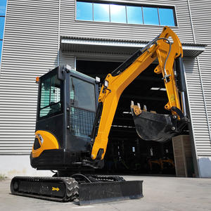 משלוח חינם מחפרים קטנים 2.5 טון חקלאיים הידראוליים מיני מחפר זחלי עם מנוע קובוטה - Product Image 3