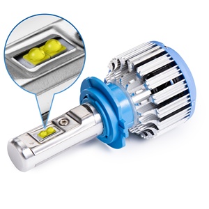 Xintian nguồn ánh sáng nhà máy OEM T1 xe Led Đèn Pha H1 H3 H4 H7 H11 phổ cao-thấp tích hợp mới 70W 12V 1 năm bảo hành - Product Image 5