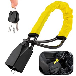 Produit tendance 2026 Accessoires automobiles Dispositif <span class=keywords><strong>antivol</strong></span> Verrouillage de ceinture de sécurité Dispositif de sécurité pour verrouillage automatique Verrouillage de <span class=keywords><strong>volant</strong></span> OEM - Product Image 2