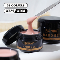 RONIKI Gel d'extension d'ongles UV LED haute élasticité écologique pour manucure