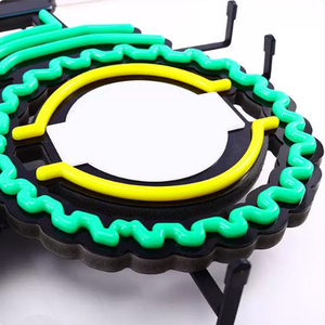 Custom Rectangle Acrylic 6000K Daylight Alert LED Neon <b>Light</b> Signs for Busch <b>Light</b> <b>Letter</b> Tractor Shape Steel Frame - Product Image 3