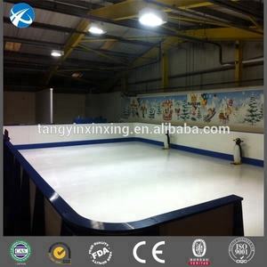 합성 아이스 스케이트 링크를위한 HDPE 플라스틱 스케이트 가능 하키 타일 부드러운 인공 하키 촬영 플레이트 사용자 정의 절단 - Product Image 5