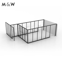 Cloison de bureau en verre insonorisée pleine hauteur M&W, design moderne haut de gamme pour projets de bureaux