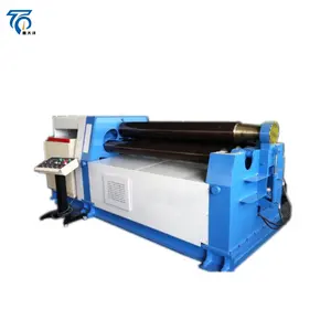 W12nc-arc Down-adjustable Four-roll Plate Bending Rolling Machine Metal Sheet Rolling Roller-bending Machine Competitive Price