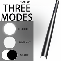Lampe torche tactique LED haute luminosité, corps en alliage d'aluminium, rechargeable par USB, lampe de défense, lampe de travail pour le camping en plein air