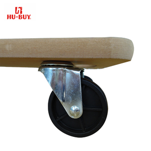 Mueble de madera de cuatro ruedas y plataforma móvil para macetas para uso doméstico y en el jardín - Product Image 2