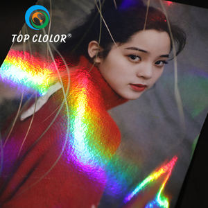 <span class=keywords><strong>Film</strong></span> de stratification à froid de superposition holographique d'illusion de laser <span class=keywords><strong>Film</strong></span> protecteur décoratif de stratification à froid transparente - Product Image 2