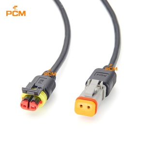 Kabel Otomotif Tahan Air 2Pin Deutsch DT06-2S Female ke TE AMP Superseal 2 Way 282080-1 untuk Otomasi Industri - Product Image 2