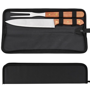 3 cái nóng bán ngoài trời bằng gỗ xử lý thịt nướng gấp phụ kiện Kit BBQ nướng công cụ thiết lập với nylon Tạp dề lưu trữ túi - Product Image 6