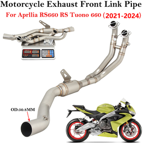 Silencieux pour moto Aprilia RS660 RS 660 Tuono 660 2021-2024, système complet Espace, tuyau de liaison avant, échappement, DB Killer - Product Image 2