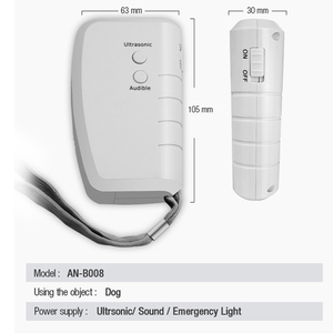 Tragbares batterie betriebenes Tierschutz mittel Elektrische Rinden kontrolle Abschreckendes Ultraschall-Hunde abwehrgerät - Product Image 6