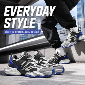 Sneakers da Uomo in Vera Pelle, Stile Retrò, <span class=keywords><strong>Scarpe</strong></span> Casual da Passeggio, <span class=keywords><strong>Scarpe</strong></span> Basse da Allenamento, Pronte per la Spedizione - Product Image 4