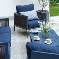 Ensemble de meubles de jardin en aluminium de luxe unique, qualité garantie