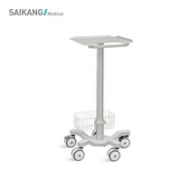 Chariot médical mobile pour électrocardiographe SKR-R10 SAIKANG en aluminium, réglable en hauteur