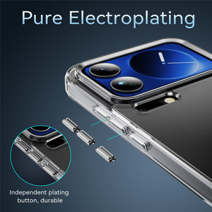 <span class=keywords><strong>Custodia</strong></span> <span class=keywords><strong>Protettiva</strong></span> Trasparente Antiurto in TPU PC per <span class=keywords><strong>Smartphone</strong></span> Xiaomi 17 Pro Max 17 Ultra - Product Image 5