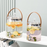 Carafe à eau froide en plastique économique, pichet transparent pour boissons, idéal pour la distribution en gros