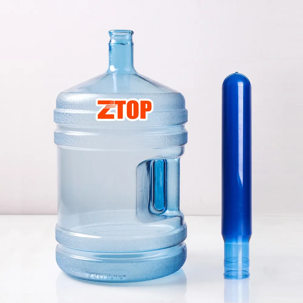 Botella de agua de plástico PET de 20 l de buena calidad, 55mm, 20 litros, 19 litros, 18 L, PET, precio de preforma de 5 galones en China