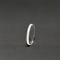 Lentille biconvexe personnalisée en verre optique K9/BK7, utilisée comme lentille grossissante de focalisation pour équipement médical.