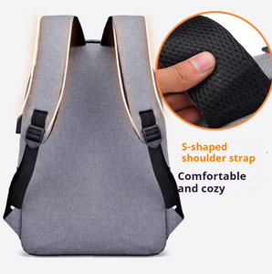 Factory Outlet Waterproof Water Resistant Lightweight <b>Business</b> Laptop <b>Backpack</b> with Usb Charge Port - Product Image 5