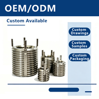 Keensert Key Locking Thread Inserts Stainless Steel Heavy Duty OEMODM Industrial Heavy Load Fastener for Aerospace Machinery